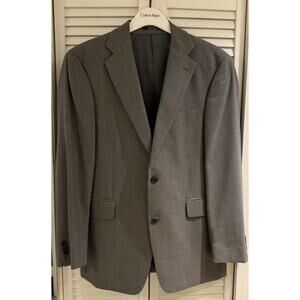 Arnold Brant Men's 2-Button Blazer 100% Wool 40R Black/White Sm Houndstooth NWOT